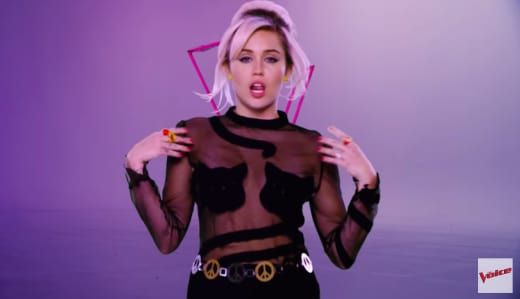 Miley Cyrus, The Voice Promo-billede