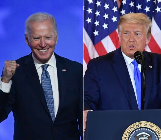 Joe Biden kontra Donald Trump