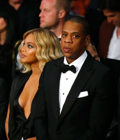 Beyonce Knowles og Jay-Z ser Miguel Cotto Box Canelo Alvarez