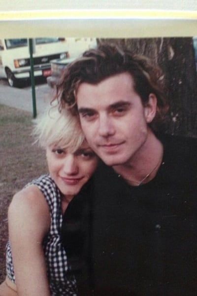 Gavin Rossdale og Gwen Stefani Throwback-billede