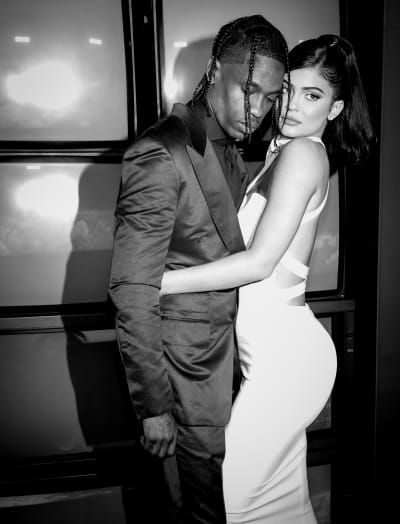 Travis Scott i Kylie Jenner na gali Grammy Fot
