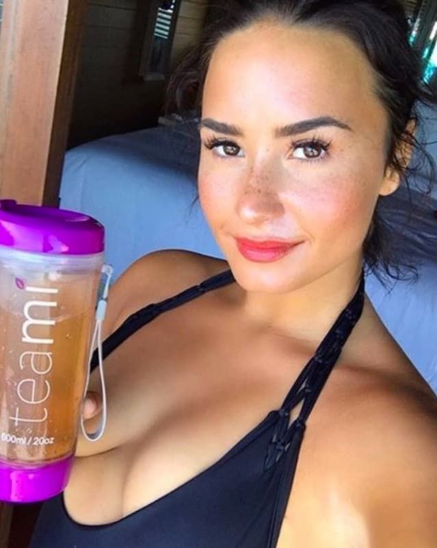 Demi Lovato thee voor gewichtsverlies