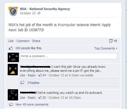 Предизвикване на NSA