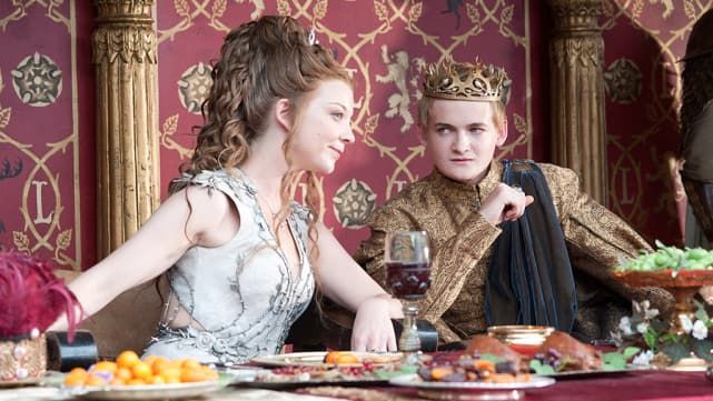 Margaery Tyrell og kong Joffrey