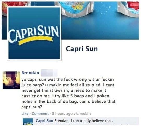 Capri Sun FTW!