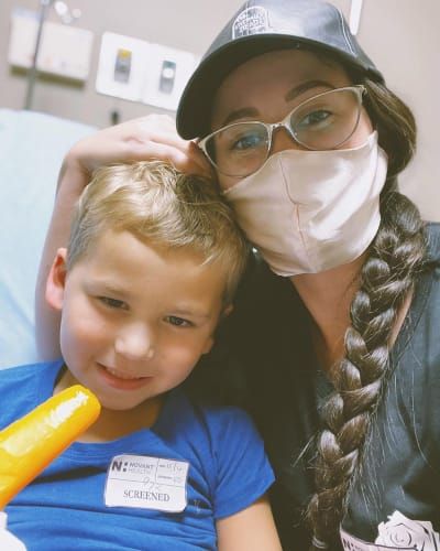 Η Jenelle Evans και ο Kaiser στο Νοσοκομείο