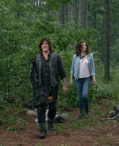 Maggie og Daryl - The Walking Dead