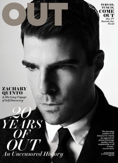 Zachary Quinto Out Cover