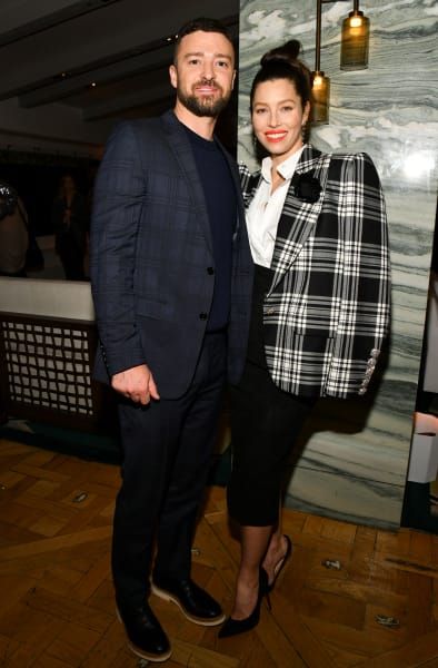 Justin Timberlake och Jessica Biel på premiären