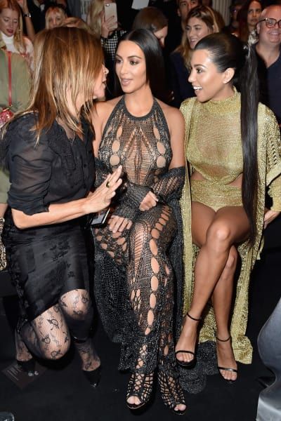 Kardashians auf der Pariser Fashion Week