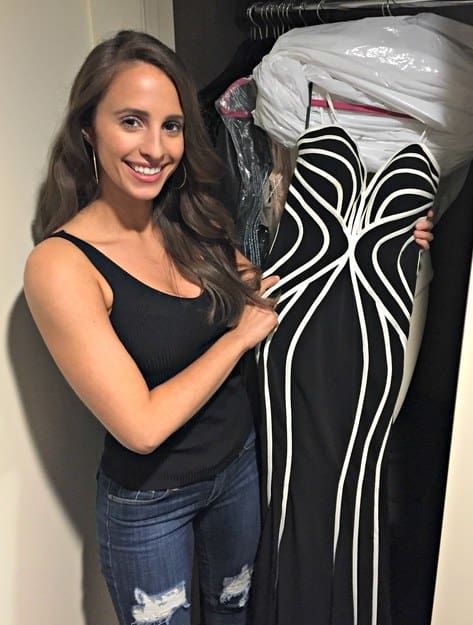 Vanessa og hendes kjole