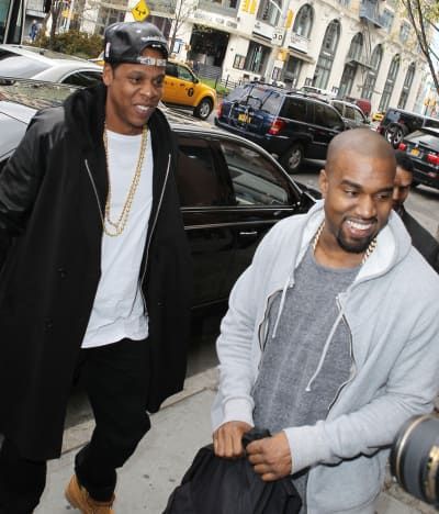Jay Z en Kanye West Foto