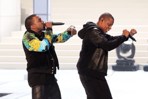 Kanye West en Jay-Z treden op tijdens The Victoria 2011