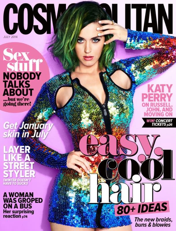 Cosmo-cover af Katy Perry