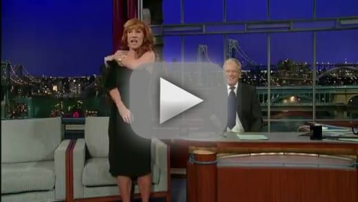 Kathy Griffin riisuu David Lettermanin puolesta