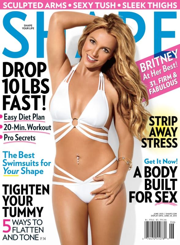Britney Spears Shape Cover