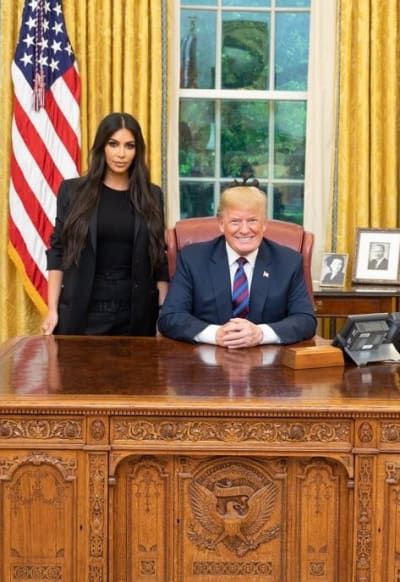 Kim Kardashian și Donald Trump