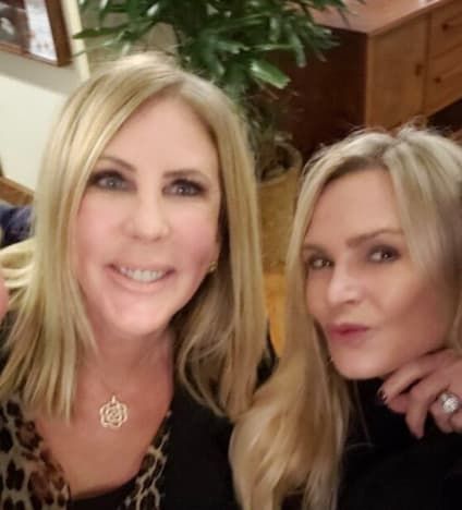 Vicki Gunvalson en Tamra Judge dineren zonder drama