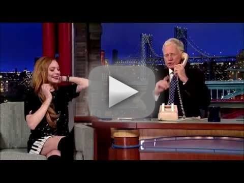 Lindsay Lohan, David Letterman Prank Call Oprah