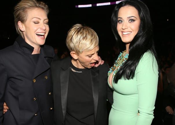 Ellen og Katy Perry