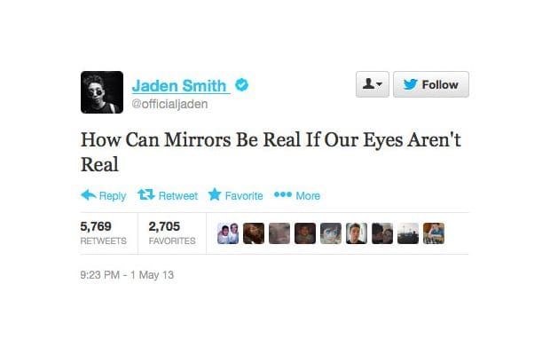 15 kvailiausių Jadeno Smitho „Twitter“ žinučių