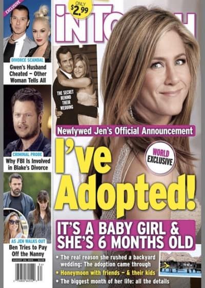 Jennifer Aniston & Justin Theroux: Adopteerden ze een baby!?