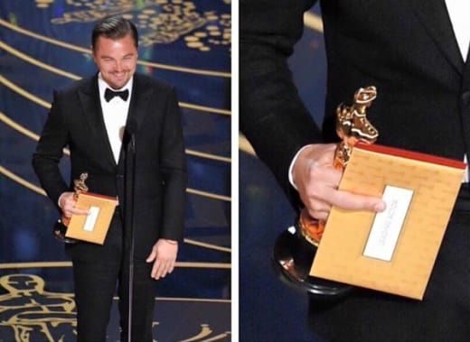 Leonardo DiCaprio mellemfinger