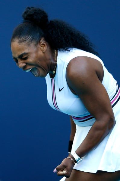 Serena Williams reageerib