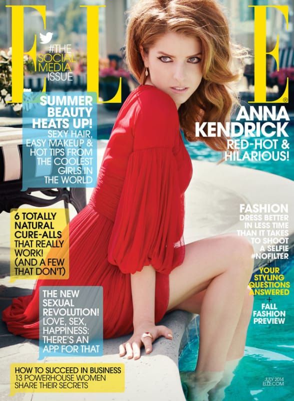 Anna Kendrick Elle-Cover