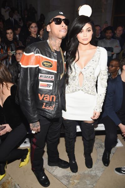 Tyga og Kylie Jenner til Fashion Week