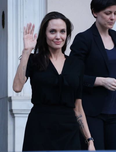 Angelina Jolie: Gruselig dünn!