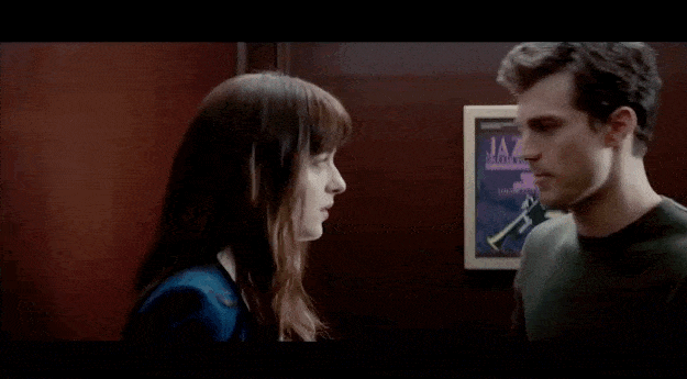 Christian Grey, Anastasia Steele Kissing
