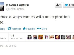 Кевин Ланфлиси Tweet 1